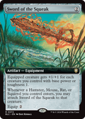 Sword of the Squeak (Extended Art) (BLC-072) - Bloomburrow Commander: (Extended Art)