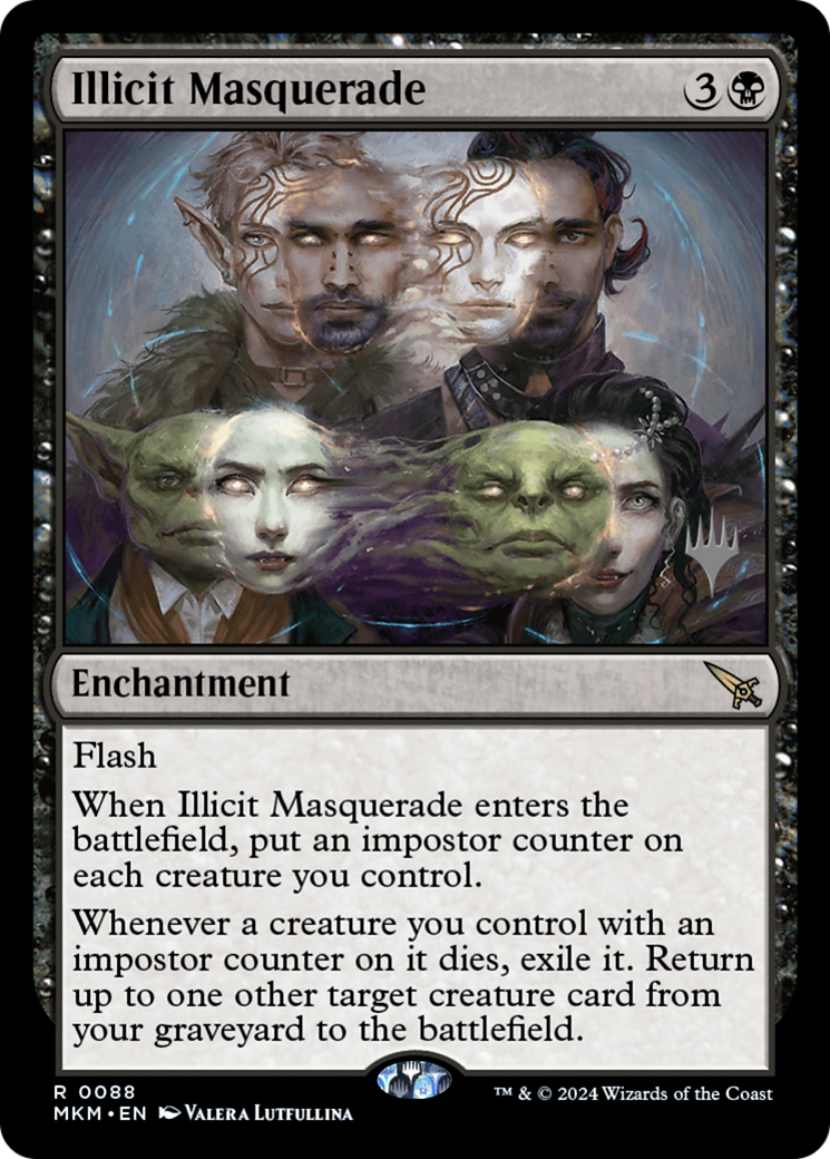 Illicit Masquerade (PPMKM-088) - Murders at Karlov Manor Promos Foil