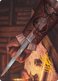 Hidden Blade Art Card (Gold-Stamped Signature) (ASACR-009) - Assassin's Creed Art Series (Borderless) Foil