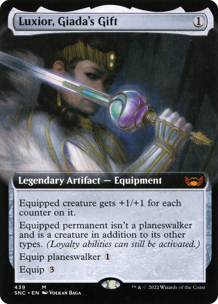 Luxior, Giada's Gift (Extended Art) (SNC-439) - Streets of New Capenna: (Extended Art) Foil