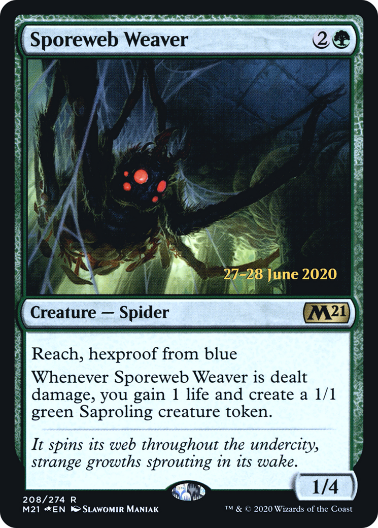 Sporeweb Weaver (PRE-208S) - Core Set 2021 Promos Foil