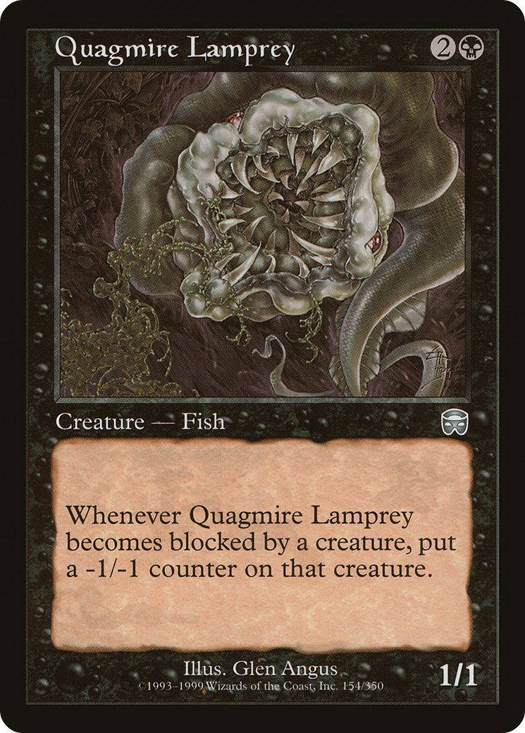 Quagmire Lamprey (MMQ-154) - Mercadian Masques Foil
