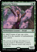 Sanctum Weaver (CMM-910) - Commander Masters: (enchantment)
