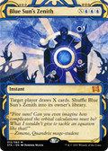Blue Sun's Zenith (STA-012) - Strixhaven Mystical Archive: (Showcase) (Borderless) Foil