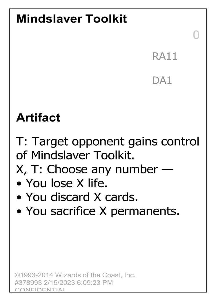 Mindslaver Toolkit (UNK-) - Unknown Event