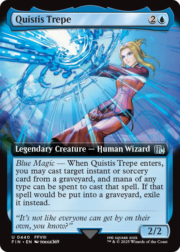 Quistis Trepe (Extended Art) (FIN-440) - FINAL FANTASY: (Extended Art) Foil