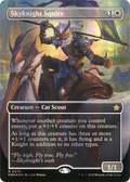 Skyknight Squire (Borderless) (Mana Foil) (FDN-370) - Foundations Foil