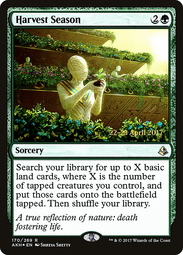 Harvest Season (PRE-170S) - Amonkhet Promos Foil