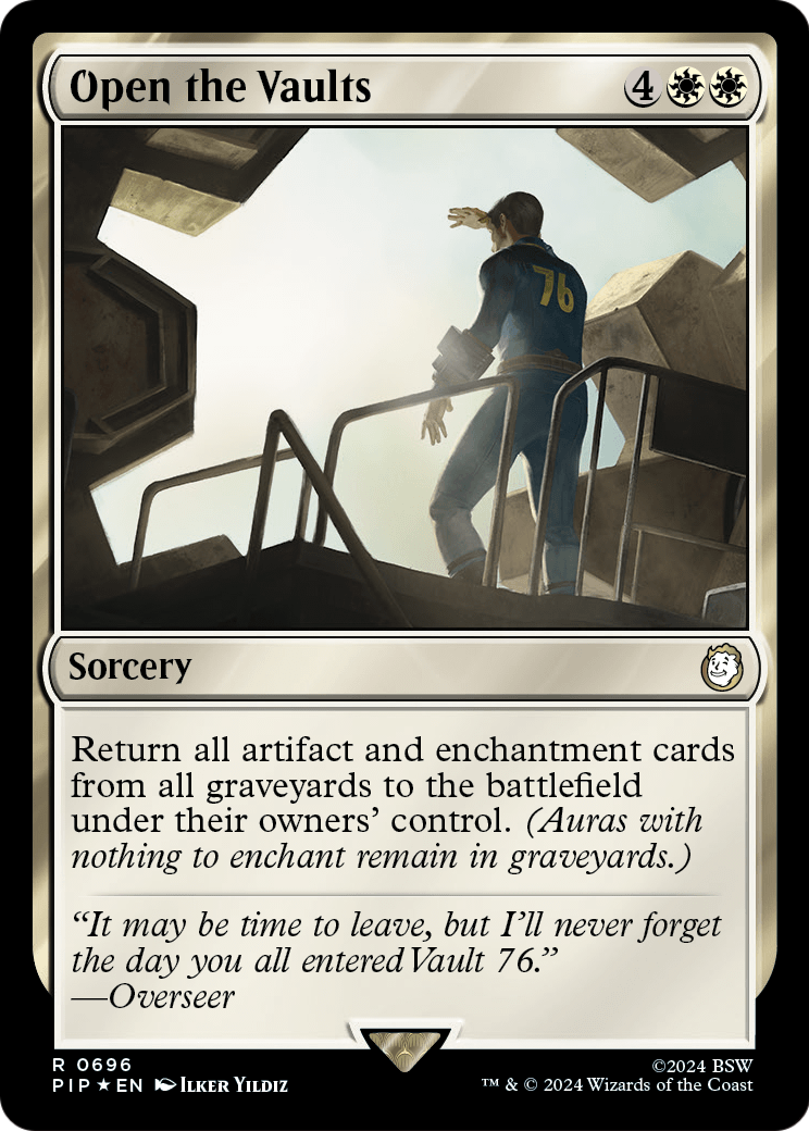 Open the Vaults (Surge Foil) (PIP-696) - Fallout Foil