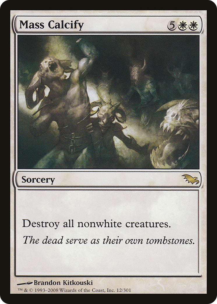 Mass Calcify (SHM-012) - Shadowmoor Foil