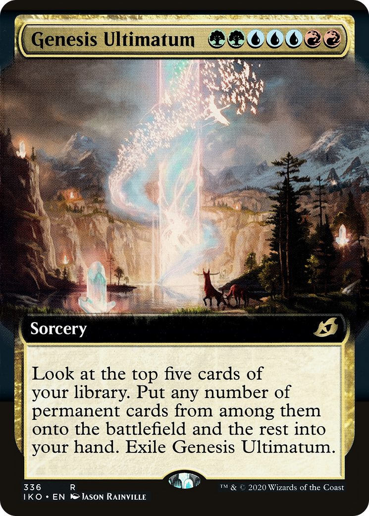 Genesis Ultimatum (Extended Art) (IKO-336) - Ikoria: Lair of Behemoths: (Extended Art)