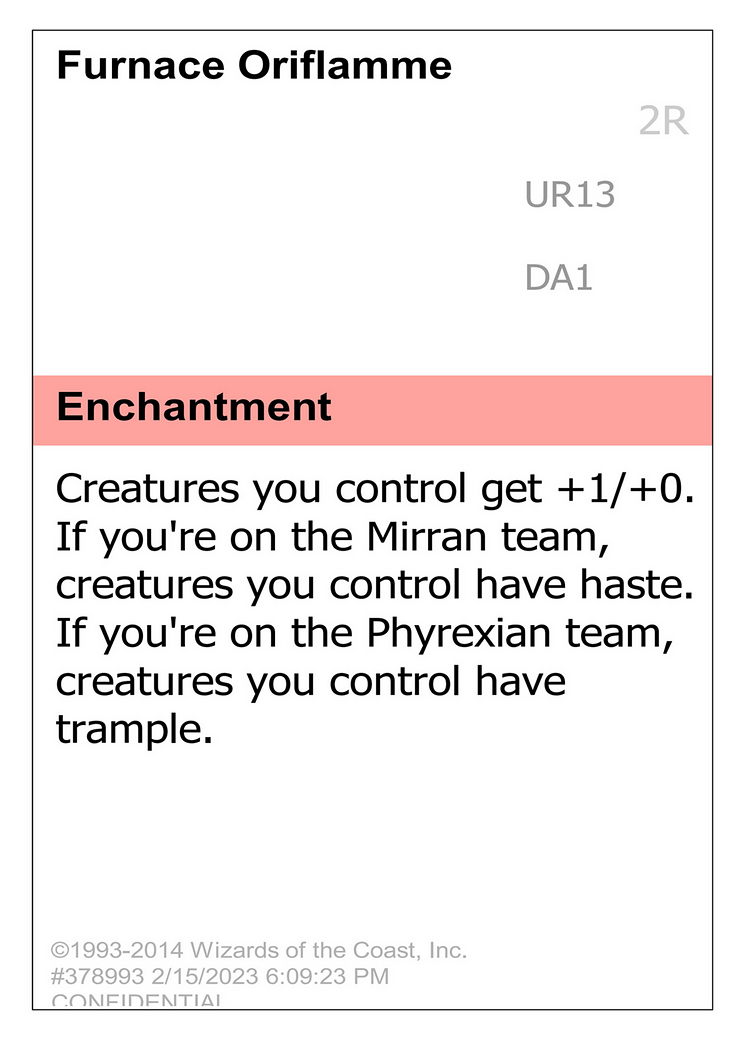 Furnace Oriflamme (UNK-) - Unknown Event