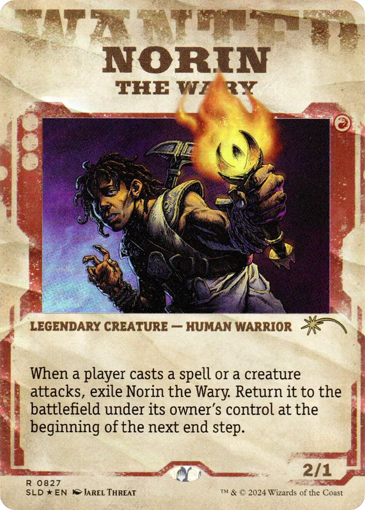 Norin the Wary (SLD-827) - Secret Lair Drop: (Showcase) (Borderless)