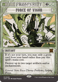 Force of Vigor (OTP-029) - Breaking News: (Showcase) (Borderless) Foil