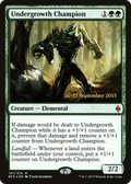 Undergrowth Champion (PRE-197S) - Battle for Zendikar Promos Foil