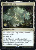 Three Tree City (PRE-260) - Bloomburrow Promos Foil