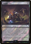 Nurgle's Rot (Surge Foil) (40K-045) - Warhammer 40,000 Commander Foil