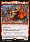 Purphoros, Bronze-Blooded (PPTHB-150) - Theros Beyond Death Promos: (enchantment) Foil