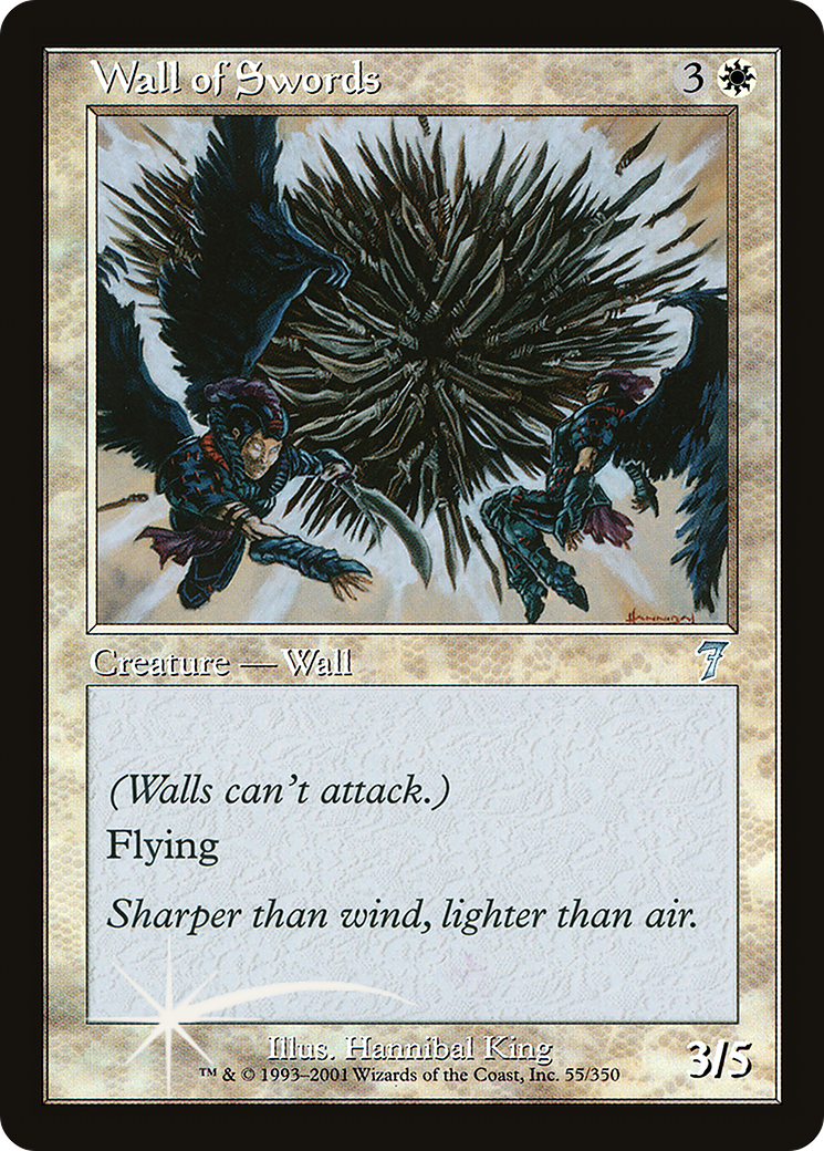 Wall of Swords (7ED-55★) - 7th Edition