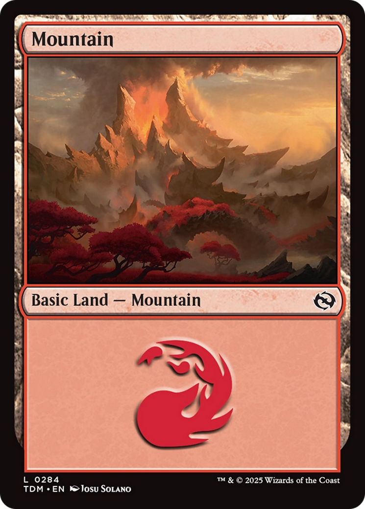 Mountain (0284) (TDM-284) - Tarkir: Dragonstorm