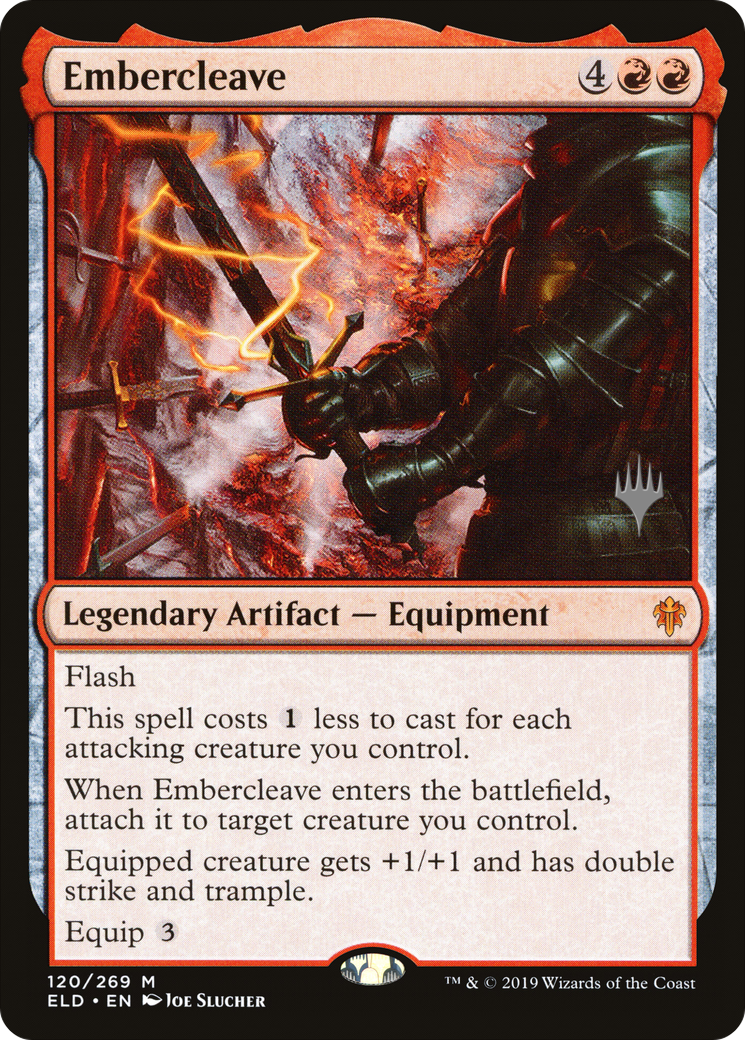 Embercleave (PPELD-120) - Throne of Eldraine Promos Foil