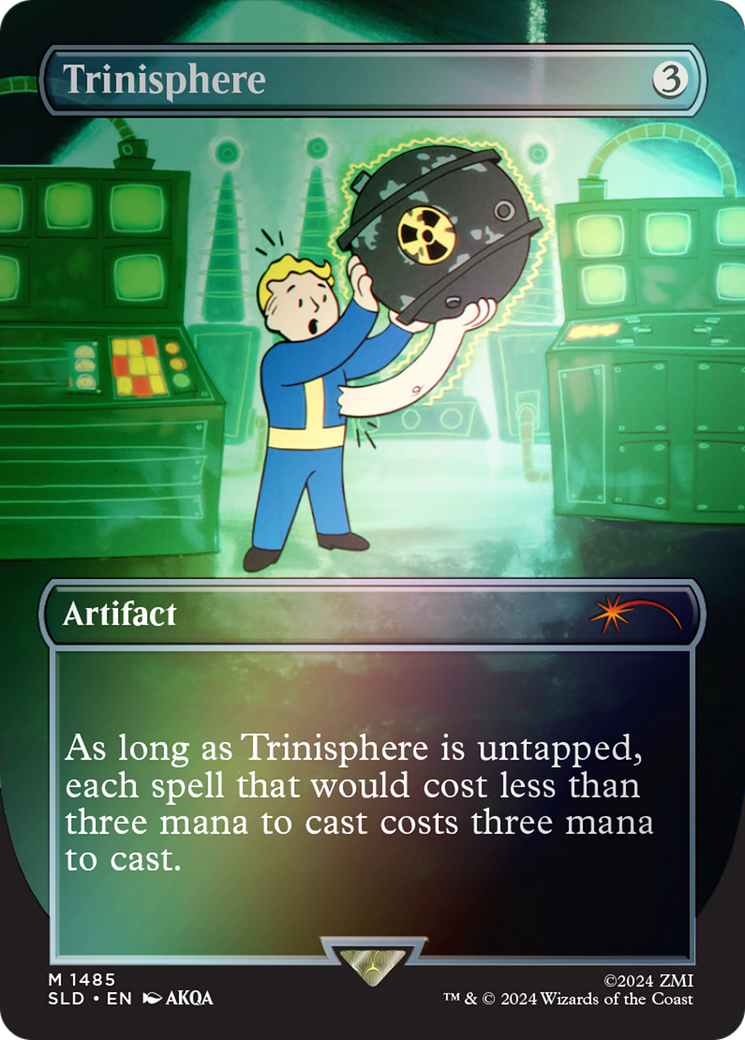 Trinisphere (Rainbow Foil) (SLD-1485) - Secret Lair Drop (Borderless) Foil