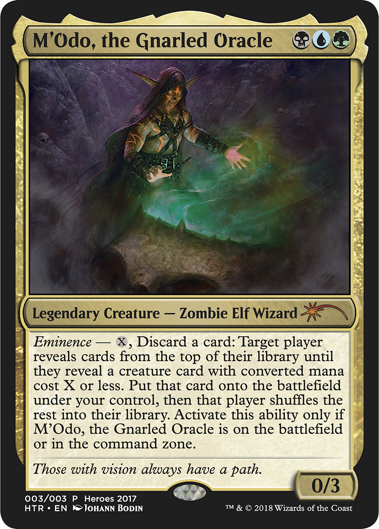 M'Odo, the Gnarled Oracle (UMP-003) - 2017 Heroes of the Realm