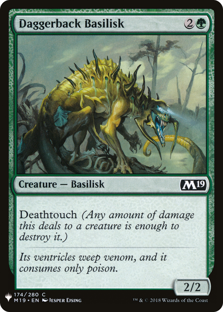 Daggerback Basilisk (LIST-M19-174) - The List