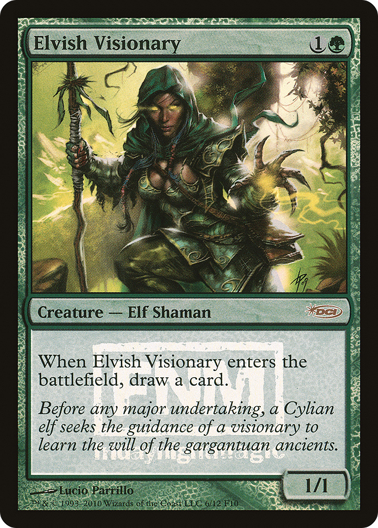 Elvish Visionary (FNM-006) - Friday Night Magic 2010 Foil