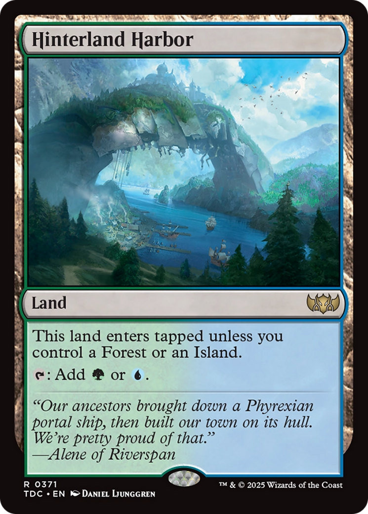 Hinterland Harbor (TDC-371) - Commander: Tarkir: Dragonstorm