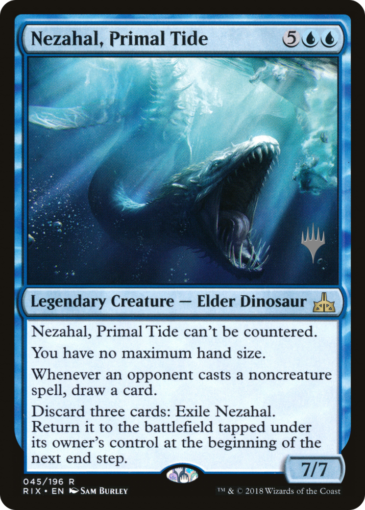 Nezahal, Primal Tide (PPM20-045) - Rivals of Ixalan Promos