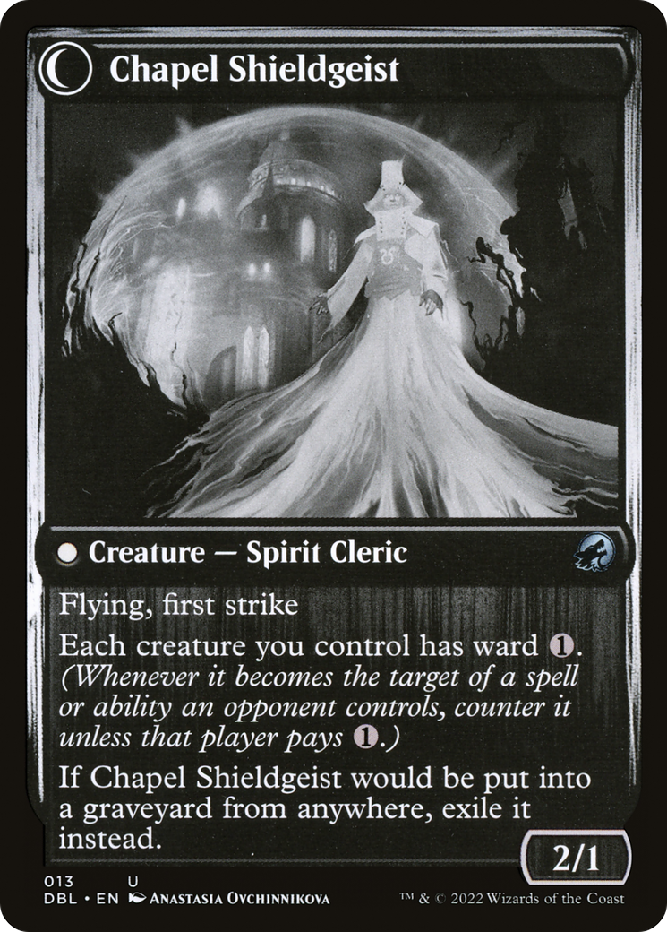 Chaplain of Alms (DBL-013) - Innistrad: Double Feature: (Double Faced Transform) Foil