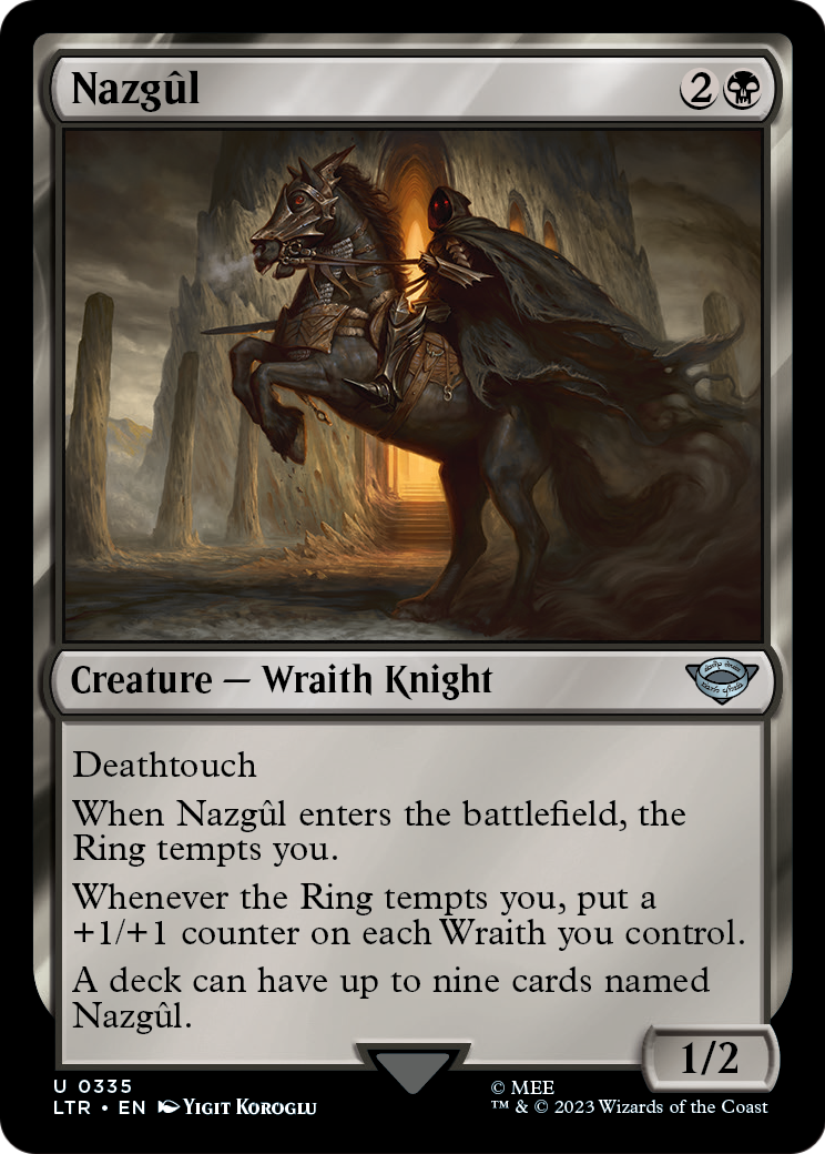 Nazgul (0335) (LTR-335) - The Lord of the Rings: Tales of Middle-earth Foil