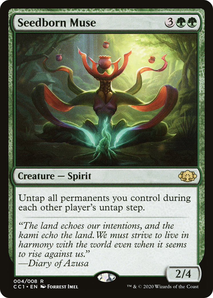 Seedborn Muse (CC1-004) - Commander Collection: Green Foil