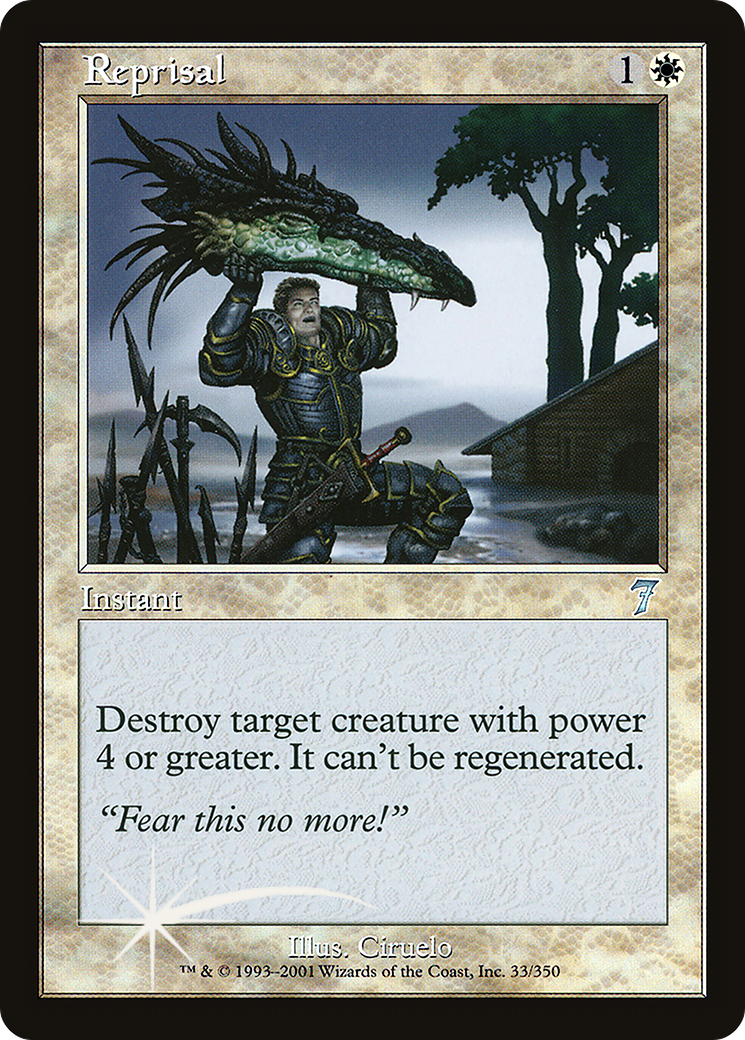 Reprisal (7ED-33★) - 7th Edition Foil