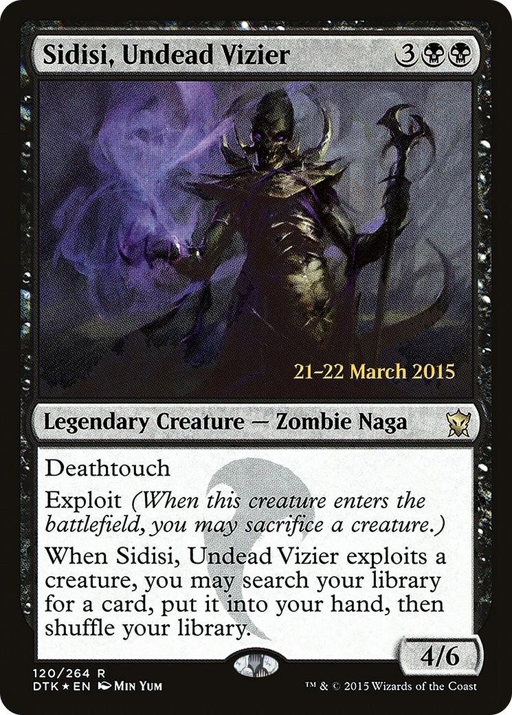 Sidisi, Undead Vizier (PRE-120S) - Dragons of Tarkir Promos Foil