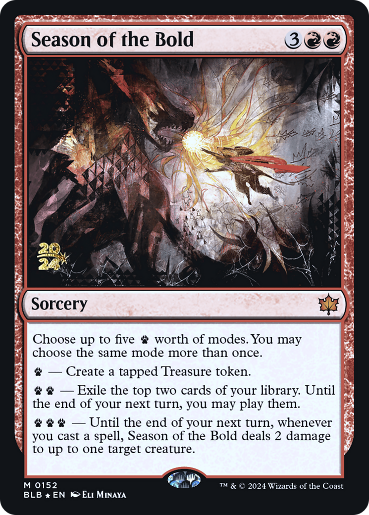Season of the Bold (PRE-152) - Bloomburrow Promos Foil
