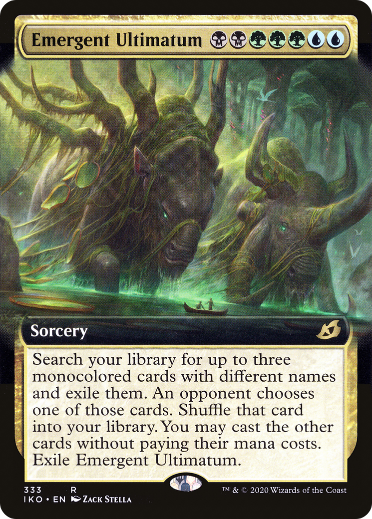 Emergent Ultimatum (Extended Art) (IKO-333) - Ikoria: Lair of Behemoths: (Extended Art) Foil