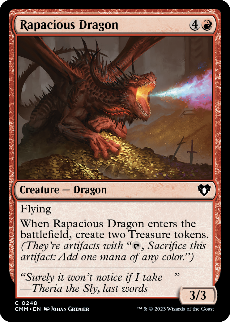 Rapacious Dragon (CMM-248) - Commander Masters