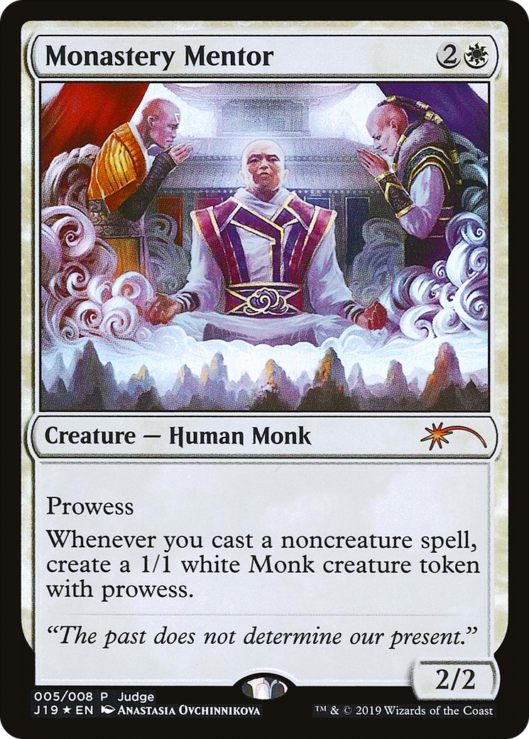 Monastery Mentor (JDG-005) - Judge Gift Cards 2019 Foil