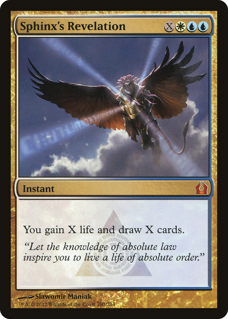 Sphinx's Revelation (RTR-200) - Return to Ravnica