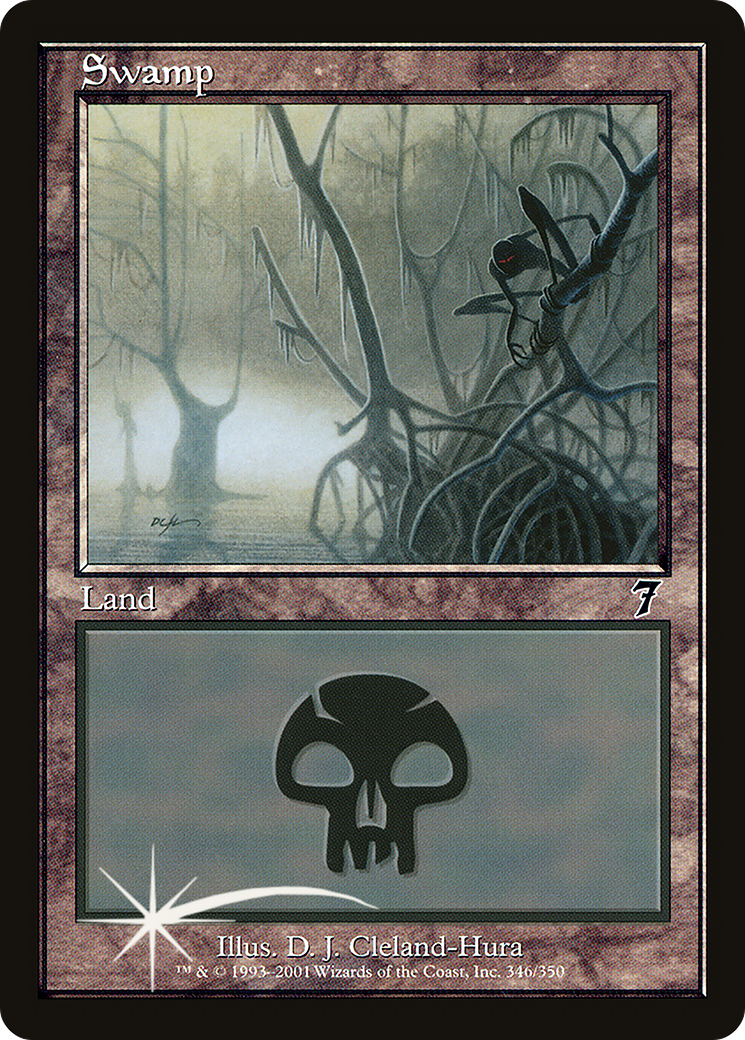 Swamp (7ED-346★) - 7th Edition