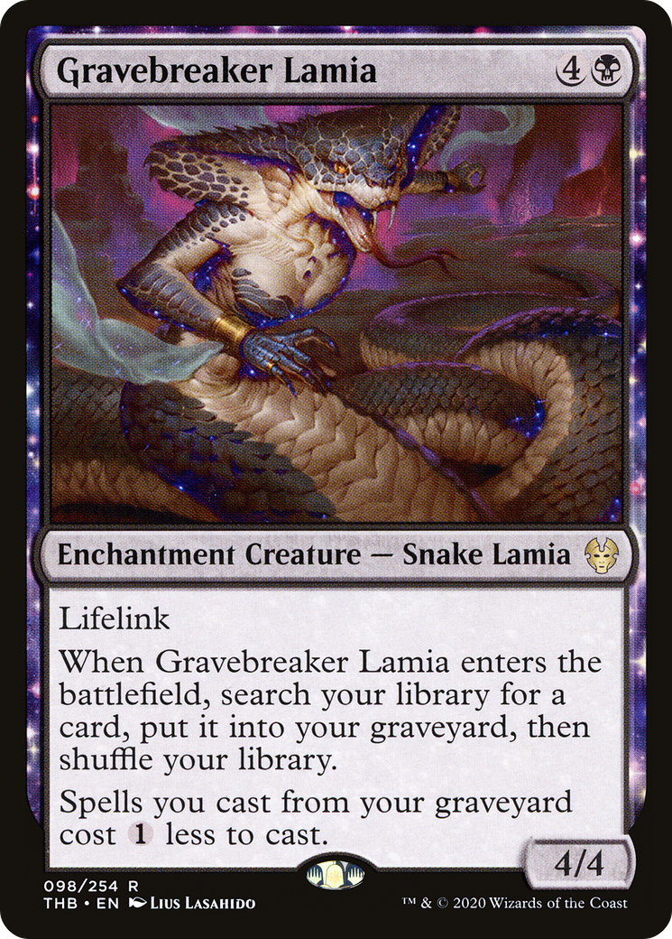 Gravebreaker Lamia (THB-098) - Theros Beyond Death: (enchantment)