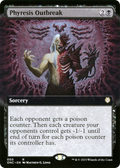 Phyresis Outbreak (Extended Art) (ONC-050) - Phyrexia: All Will Be One Commander: (Extended Art)