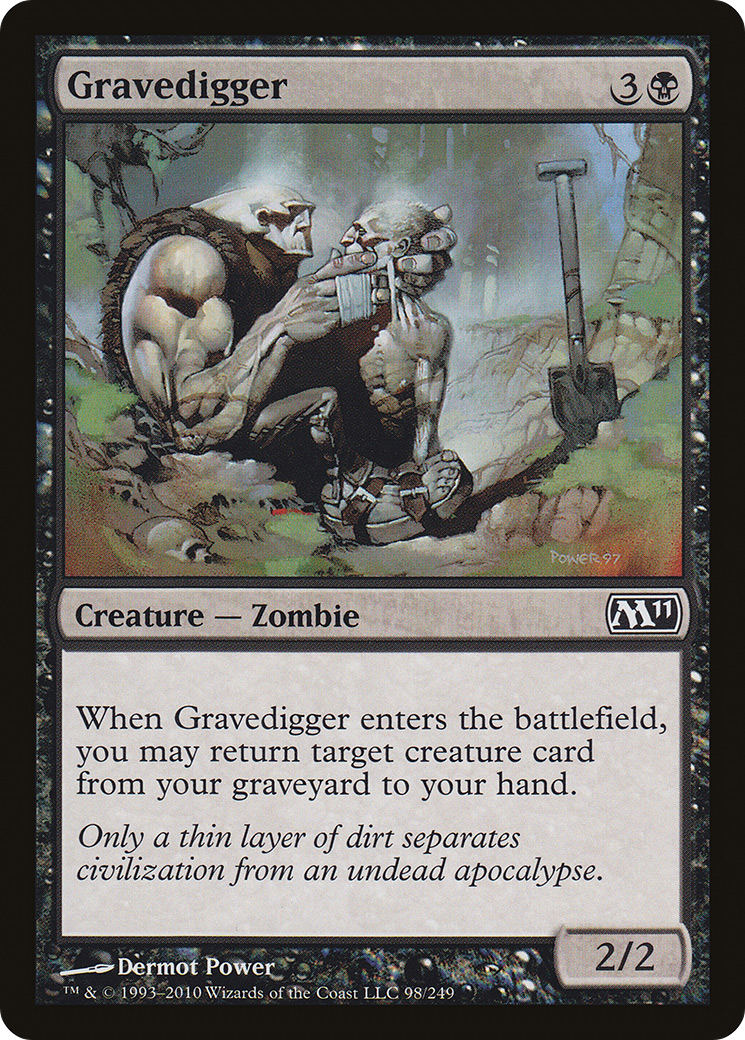 Gravedigger (M11-098) - Magic 2011 Foil