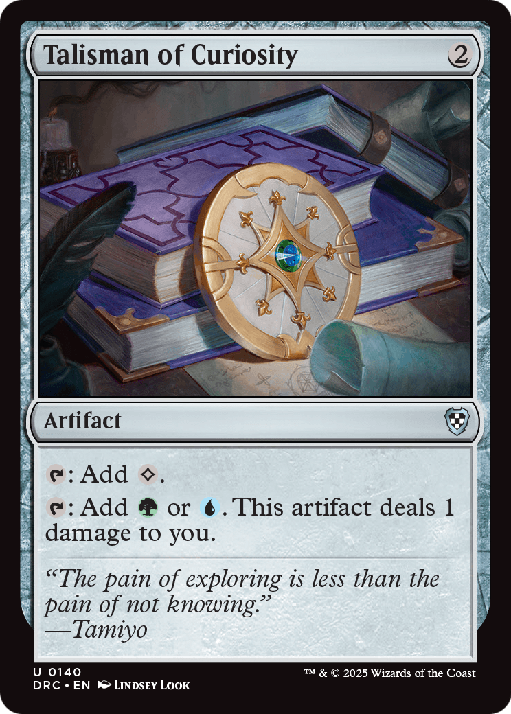 Talisman of Curiosity (DRC-140) - Commander: Aetherdrift