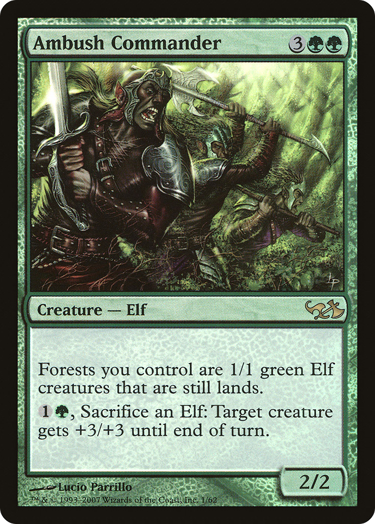 Ambush Commander (EVG-001) - Duel Decks: Elves vs. Goblins Foil