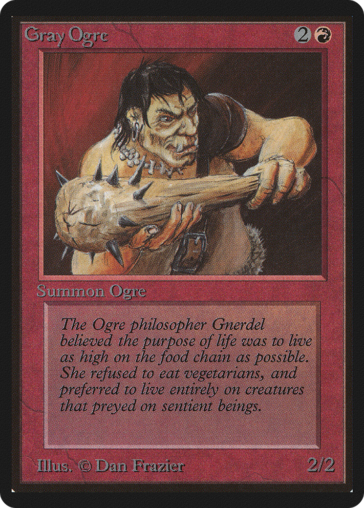 Gray Ogre (LEB-) - Limited Edition Beta