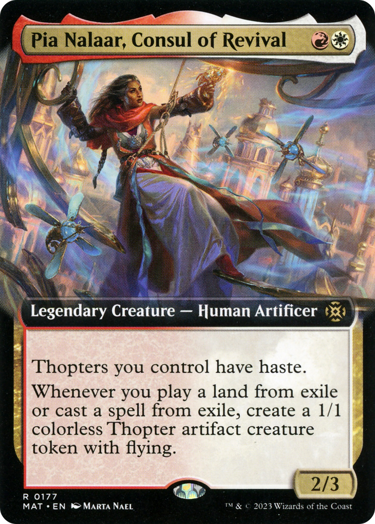 Pia Nalaar, Consul of Revival (Extended Art) (MAT-177) - March of the Machine: The Aftermath: (Extended Art) Foil