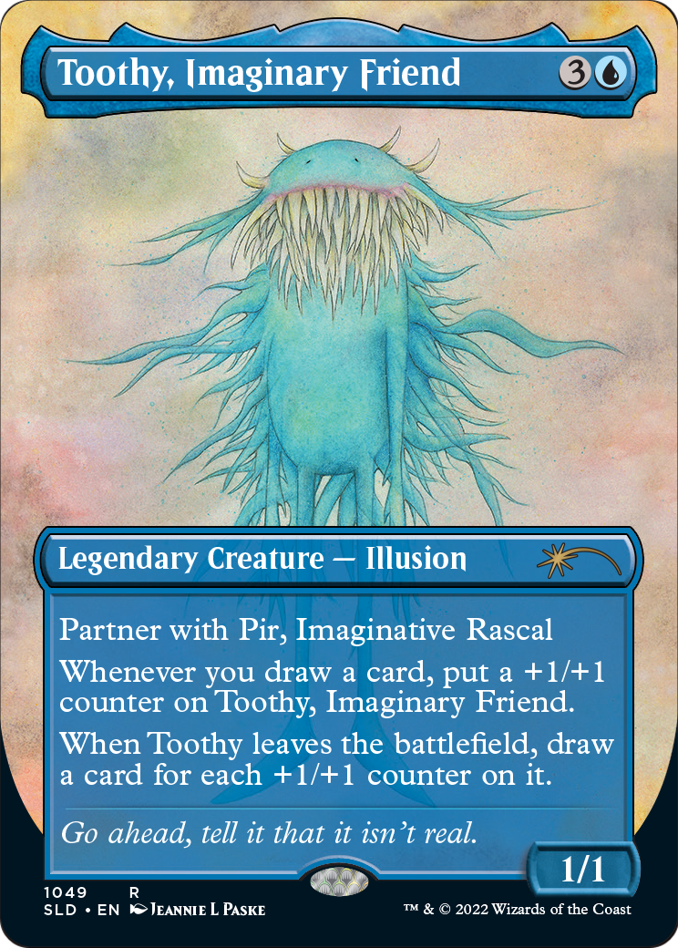 Toothy, Imaginary Friend (Borderless) (SLD-1049) - Secret Lair Drop